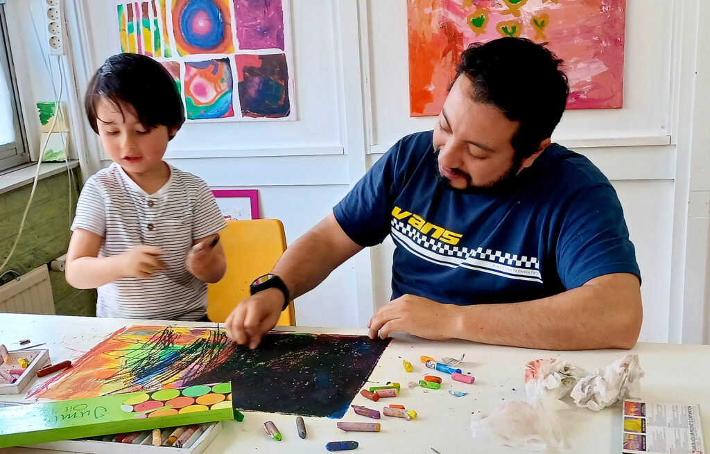 Ouder & kind kunstlessen 5+